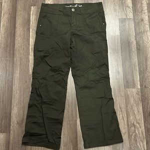 Vintage Y2K Style&Co Green Cargo Rhinestone Pants